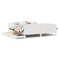 vidaXL Bed Frame without Mattress White 160x200 cm Solid Wood Pine