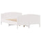 vidaXL Bed Frame without Mattress White 140x200 cm Solid Wood Pine
