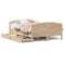 vidaXL Bed Frame without Mattress 120x200 cm Solid Wood Pine