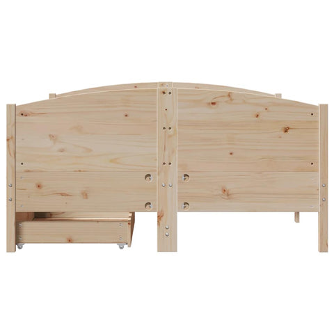 vidaXL Bed Frame without Mattress 120x200 cm Solid Wood Pine