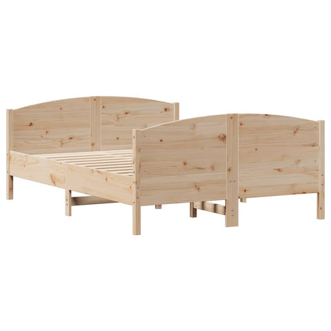 vidaXL Bed Frame without Mattress 120x200 cm Solid Wood Pine