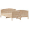 vidaXL Bed Frame without Mattress 120x200 cm Solid Wood Pine