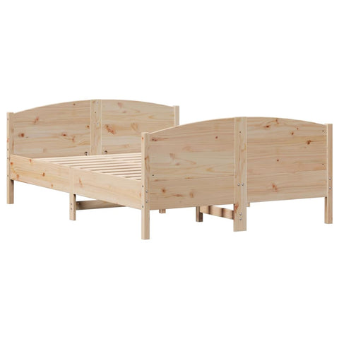vidaXL Bed Frame without Mattress 120x200 cm Solid Wood Pine
