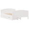 vidaXL Bed Frame without Mattress White 140x190 cm Solid Wood Pine