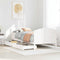 vidaXL Bed Frame without Mattress White 100x200 cm Solid Wood Pine