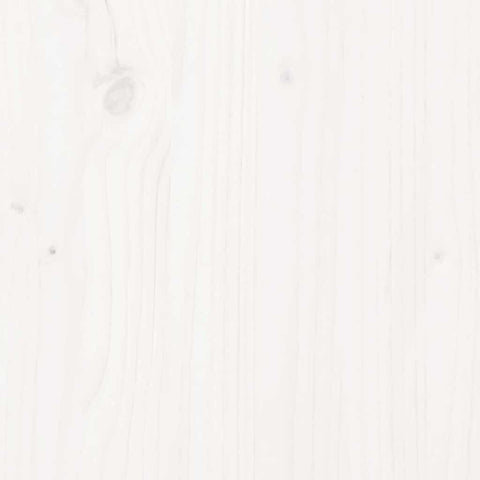 vidaXL Bed Frame without Mattress White 140x200 cm Solid Wood Pine