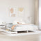vidaXL Bed Frame without Mattress White 200x200 cm Solid Wood Pine