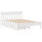 vidaXL Bed Frame without Mattress White 160x200 cm Solid Wood Pine