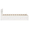 vidaXL Bed Frame without Mattress White 160x200 cm Solid Wood Pine