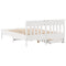 vidaXL Bed Frame without Mattress White 160x200 cm Solid Wood Pine
