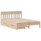 vidaXL Bed Frame without Mattress 140x200 cm Solid Wood Pine