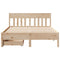 vidaXL Bed Frame without Mattress 120x190 cm Small Double Solid Wood Pine