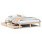 vidaXL Bed Frame with Drawers without Mattress 140x190 cm