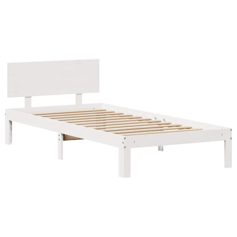 vidaXL Bed Frame with Drawers without Mattress White 90x200 cm