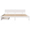 vidaXL Bed Frame with Drawers without Mattress White 200x200 cm
