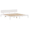 vidaXL Bed Frame with Drawers without Mattress White 200x200 cm