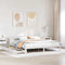vidaXL Bed Frame with Drawers without Mattress White 200x200 cm