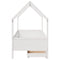 vidaXL Kids Bed Frame with Drawers without Mattress 90x190 cm Single Solid Wood