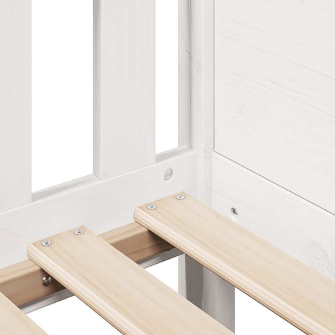 vidaXL Kids Bed Frame with Drawers without Mattress 90x190 cm Single Solid Wood