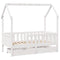 vidaXL Kids Bed Frame with Drawers without Mattress 80x160 cm Solid Wood