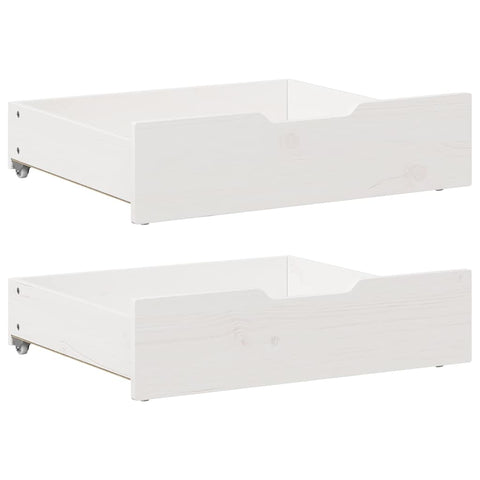 vidaXL Kids Bed Frame with Drawers without Mattress 80x160 cm Solid Wood