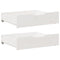 vidaXL Kids Bed Frame with Drawers without Mattress 80x160 cm Solid Wood