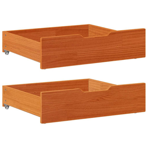 vidaXL Kids Bed Frame with Drawers without Mattress 80x160 cm Solid Wood