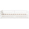 vidaXL Daybed with Drawers without Mattress White 90x200 cm Solid Wood