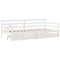 vidaXL Daybed with Drawers without Mattress White 90x190 cm Single Solid Wood