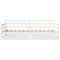 vidaXL Daybed with Drawers without Mattress White 90x190 cm Single Solid Wood