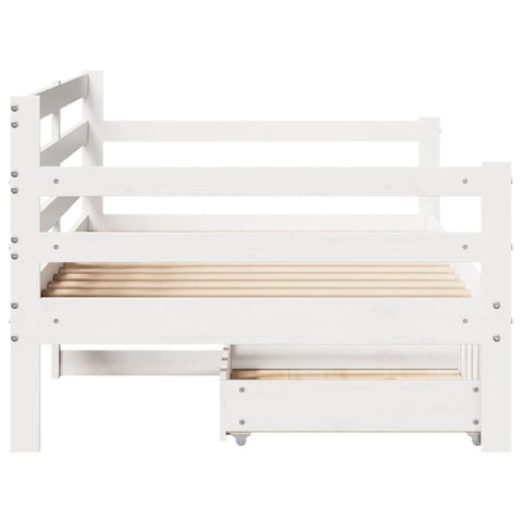 vidaXL Daybed with Drawers without Mattress 80x200 cm Solid Wood
