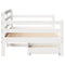 vidaXL Daybed with Drawers without Mattress 80x200 cm Solid Wood
