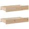 vidaXL Daybed with Drawers without Mattress White 80x200 cm Solid Wood