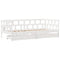 vidaXL Daybed with Drawers without Mattress White 90x190 cm Single Solid Wood