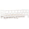 vidaXL Daybed with Drawers without Mattress White 90x190 cm Single Solid Wood