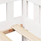 vidaXL Daybed with Drawers without Mattress White 90x190 cm Single Solid Wood