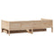vidaXL Daybed with Drawers without Mattress 80x200 cm Solid Wood