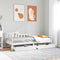 vidaXL Daybed with Drawers without Mattress White 80x200 cm Solid Wood