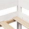 vidaXL Daybed with Drawers without Mattress White 90x190 cm Single Solid Wood