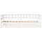 vidaXL Daybed with Drawers without Mattress White 90x200 cm Solid Wood