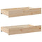 vidaXL Daybed with Drawers without Mattress 90x190 cm Single Solid Wood