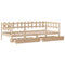 vidaXL Daybed with Drawers without Mattress 90x190 cm Single Solid Wood
