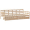 vidaXL Daybed with Drawers without Mattress 90x200 cm Solid Wood