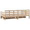 vidaXL Daybed with Drawers without Mattress 90x200 cm Solid Wood