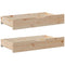 vidaXL Daybed with Drawers without Mattress 90x200 cm Solid Wood