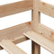 vidaXL Daybed with Drawers without Mattress 90x200 cm Solid Wood