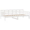 vidaXL Daybed with Drawers without Mattress White 90x200 cm Solid Wood