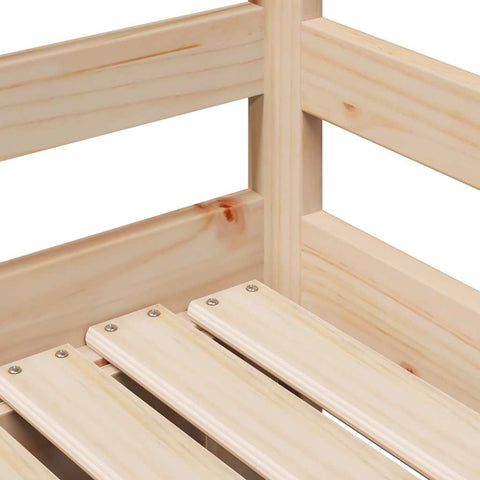 vidaXL Daybed with Drawers without Mattress 90x200 cm Solid Wood