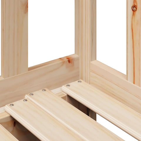 vidaXL Daybed with Trundle and Drawers without Mattress 80x200 cm