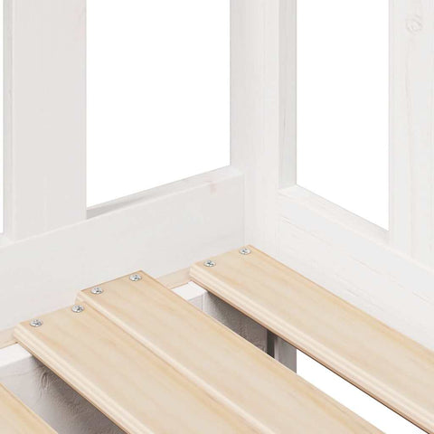 vidaXL Daybed with Trundle and Drawers without Mattress White 90x190 cm Single